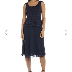 R&M Richards Short Mother of the Bride Dress